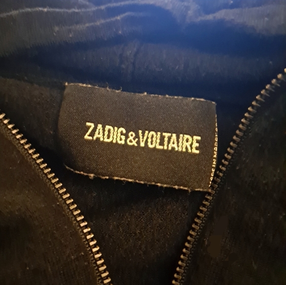 **SOLD** Zadig & Voltaire Sixtine M Skull Camou St Merino Wool Hoodie **SOLD** - Picture 4 of 8
